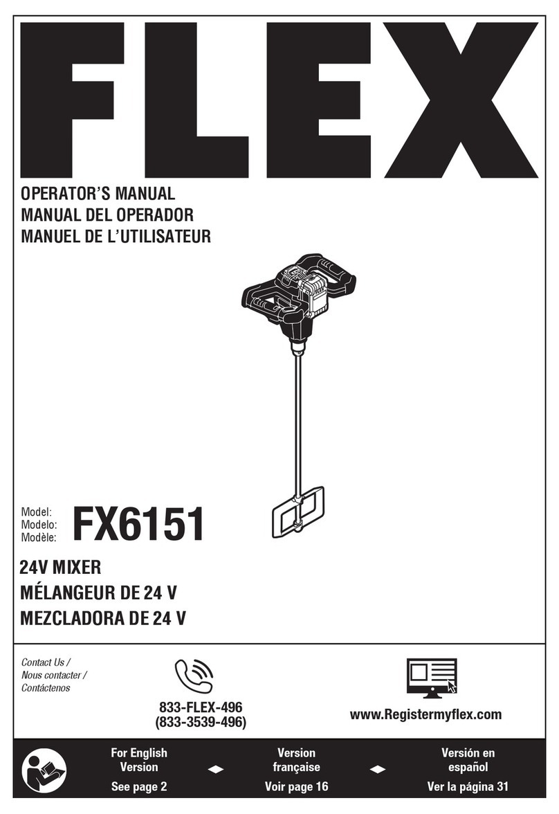 Flex FX6151 Operator's manual