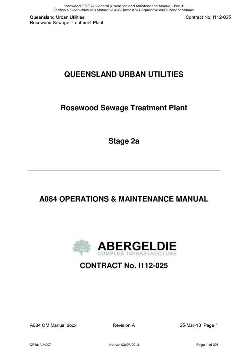 Rosewood STP ST42 Operation & maintenance manual Rosewood STP ST42 Operation & maintenance manual