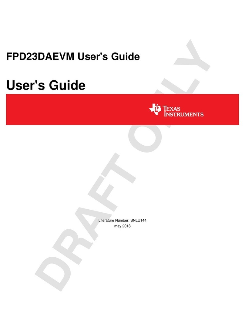 Texas Instruments FPD23DAEVM User manual