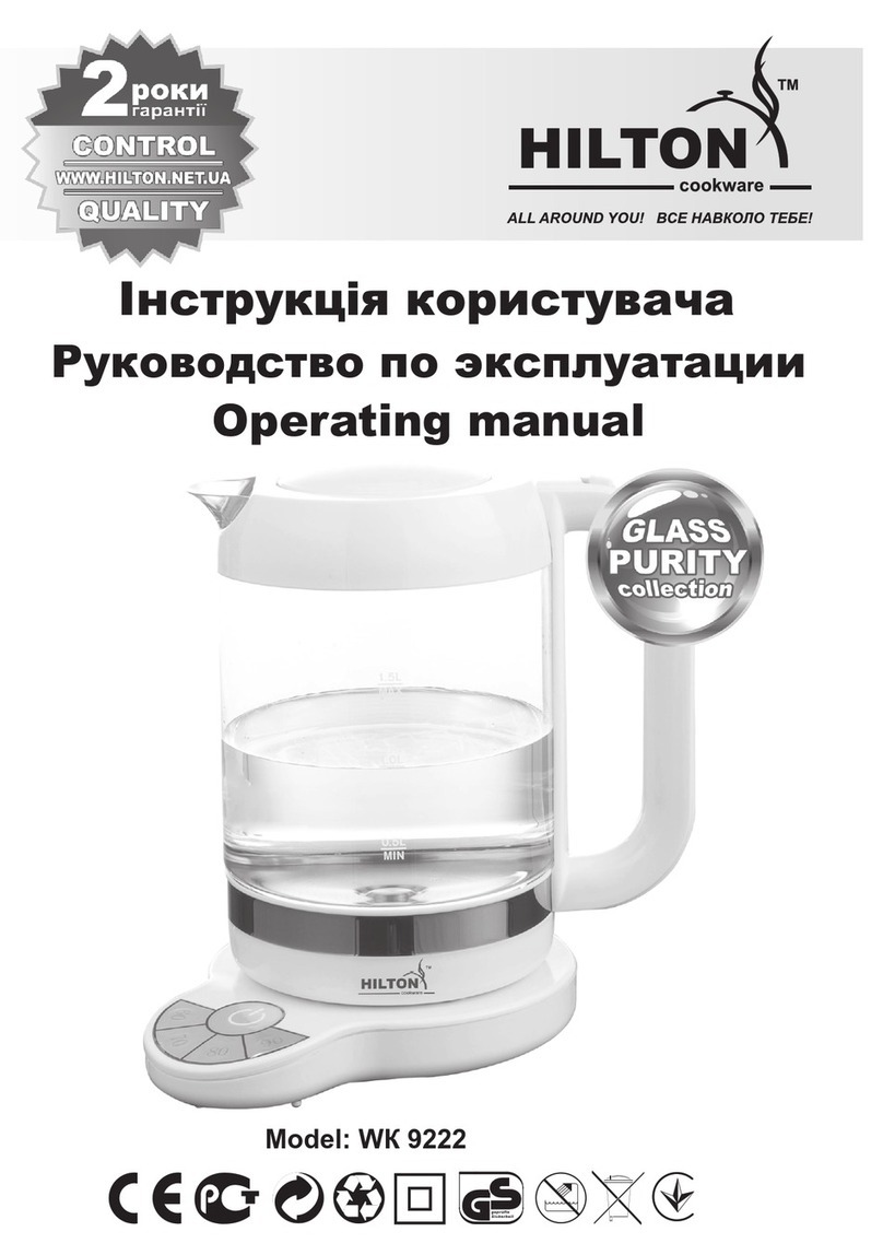 hilton WK 9222 User manual