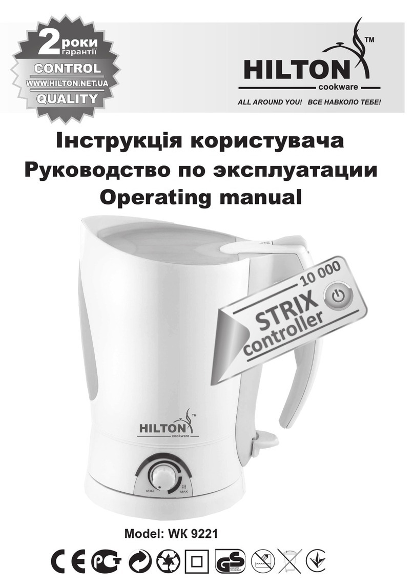 hilton WK 9221 User manual