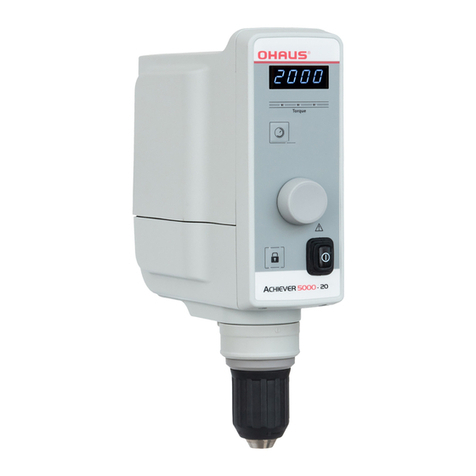 OHAUS ACHIEVER e-A51ST020 user guide