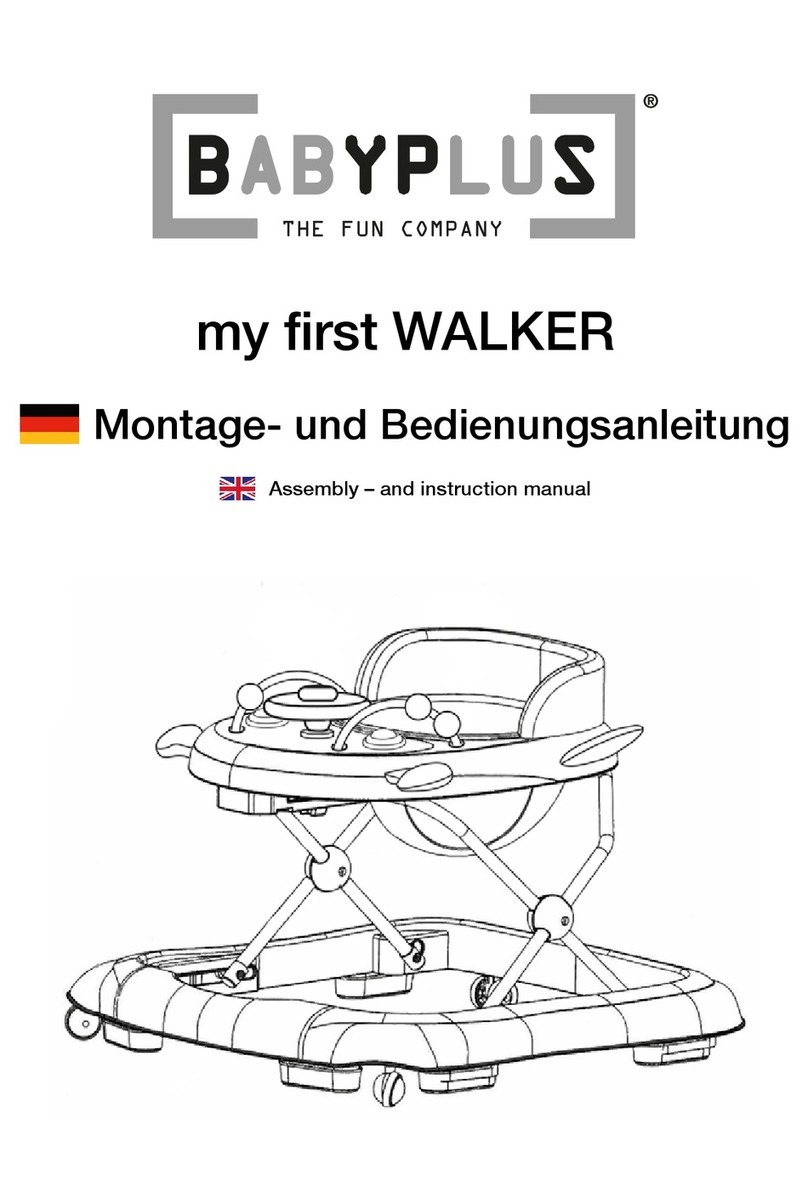 babyplus my first WALKER Assembly and instruction manual babyplus my first WALKER Assembly and instruction manual