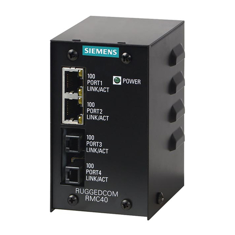 Siemens RUGGEDCOM RMC40 User manual