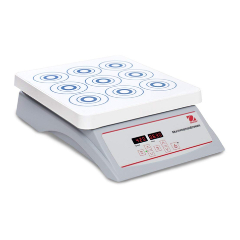 OHAUS Stirrer Multi Position STMP4AL User manual OHAUS Stirrer Multi Position STMP4AL User manual