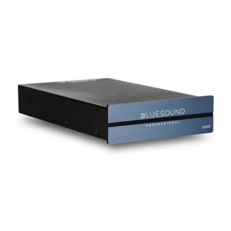 Bluesound Professional B100S Quick setup guide