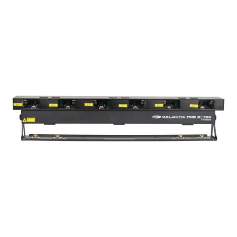 Show Tec Galactic RGB-6-750 User manual