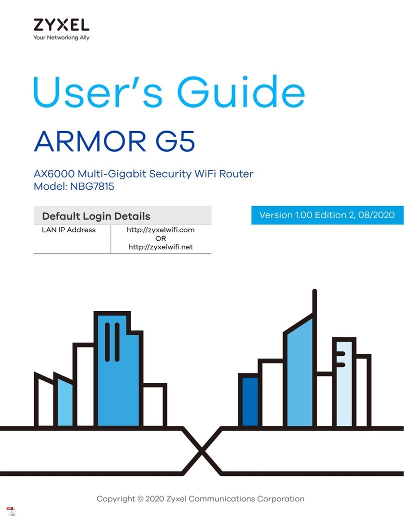 ZyXEL Communications ARMOR G5 User manual