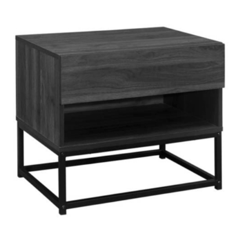 Happy Beds Houston Wooden 1 Drawer Bedside Table User manual Happy Beds Houston Wooden 1 Drawer Bedside Table User manual