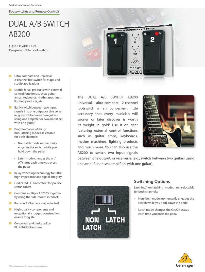 Behringer AB200 Product information