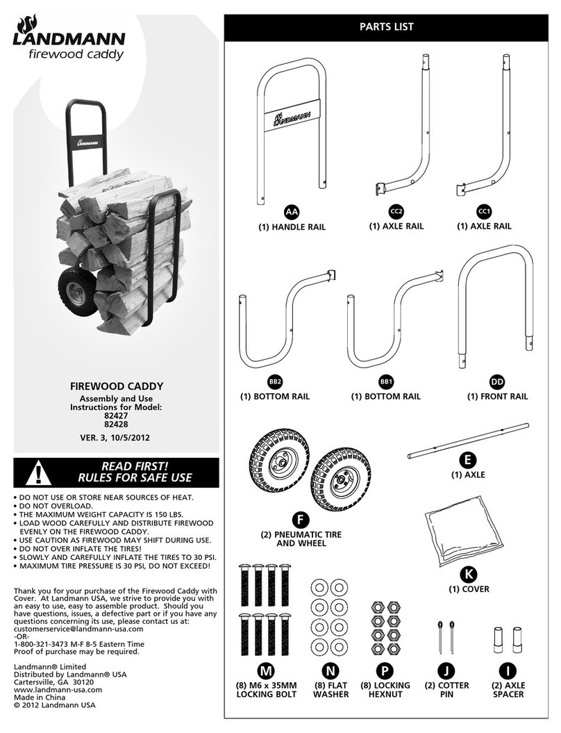 Landmann 82427 Assembly and use instructions