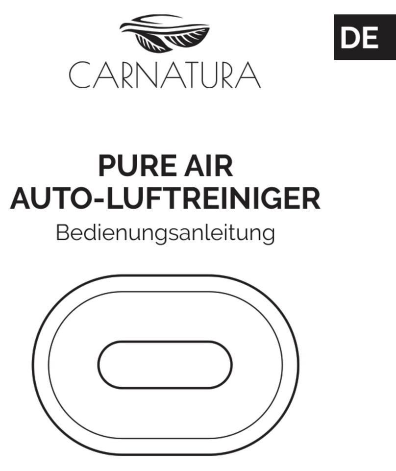 CARNATURA Pure Air Auto-Luftreiniger manual