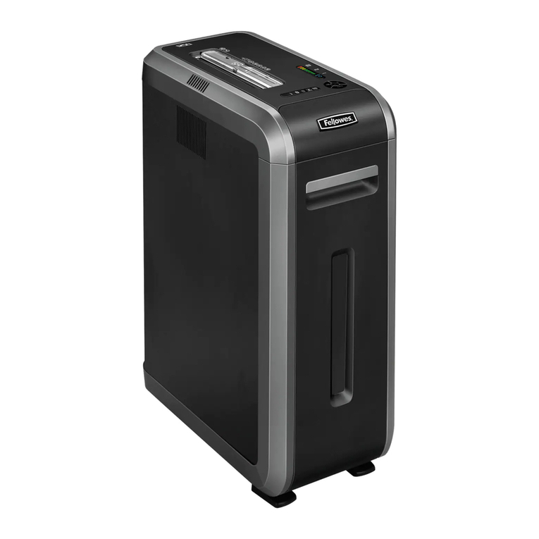 Fellowes POWERSHRED 125Ci User manual