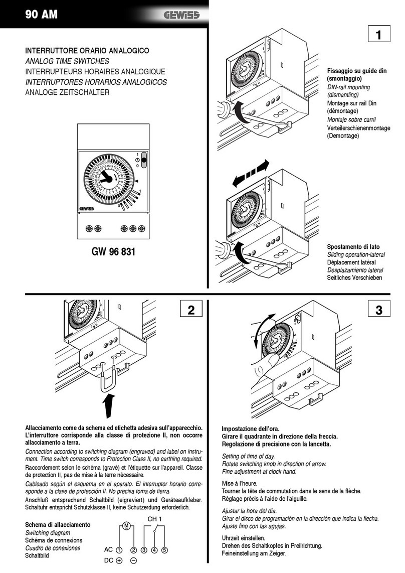 Gewiss GW 96 831 quick guide