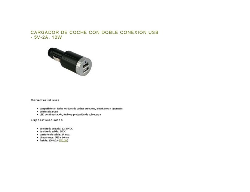 Velleman CARSUSB5 User manual