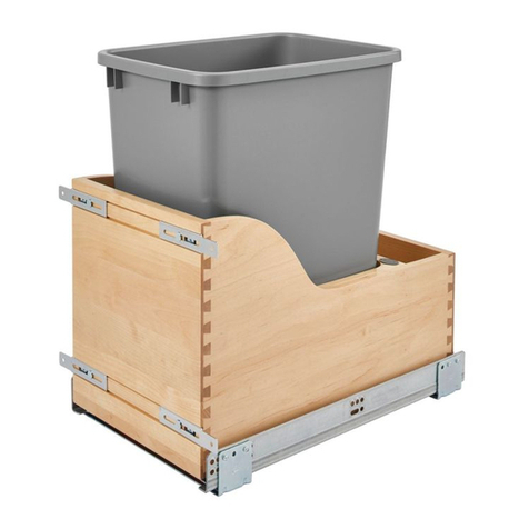 Rev-A-Shelf 4WCSC-1532DM16-1 User manual