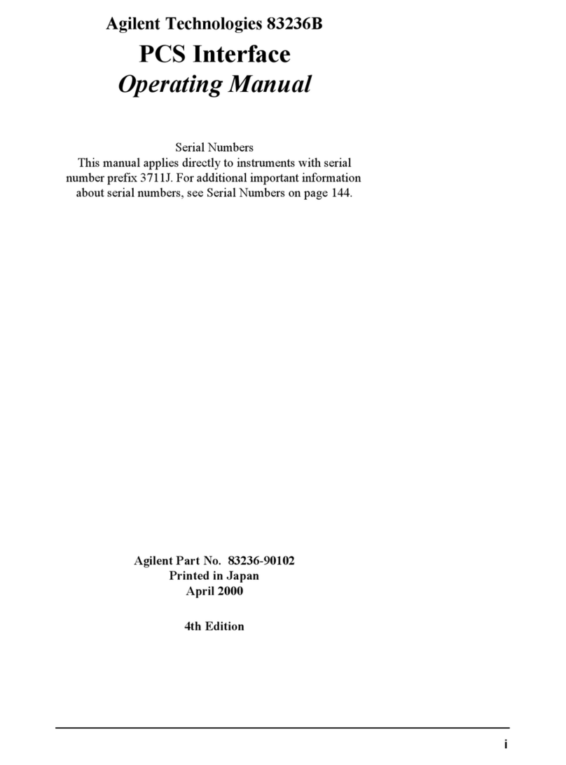 Agilent Technologies 83236B User manual