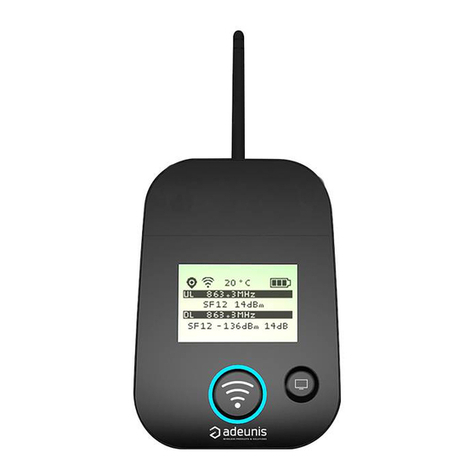Adeunis RF DRY CONTACTS V2 LoRaWAN 863-870 User manual