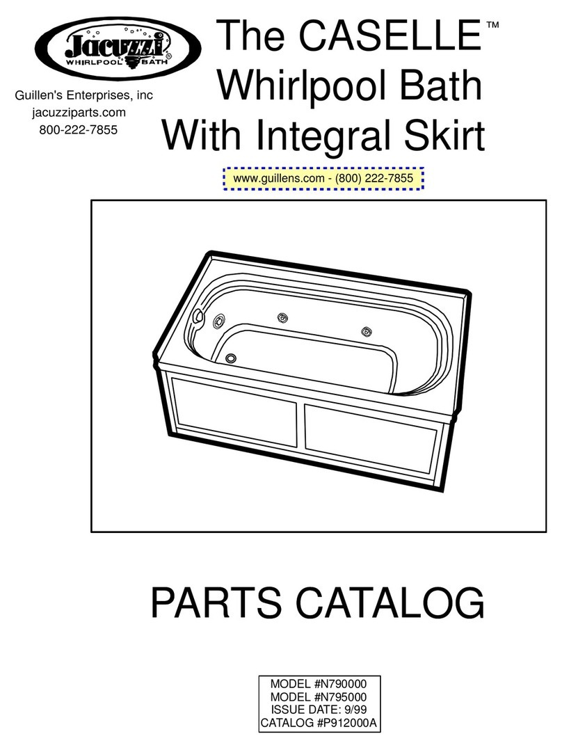 Jacuzzi CASELLE User manual