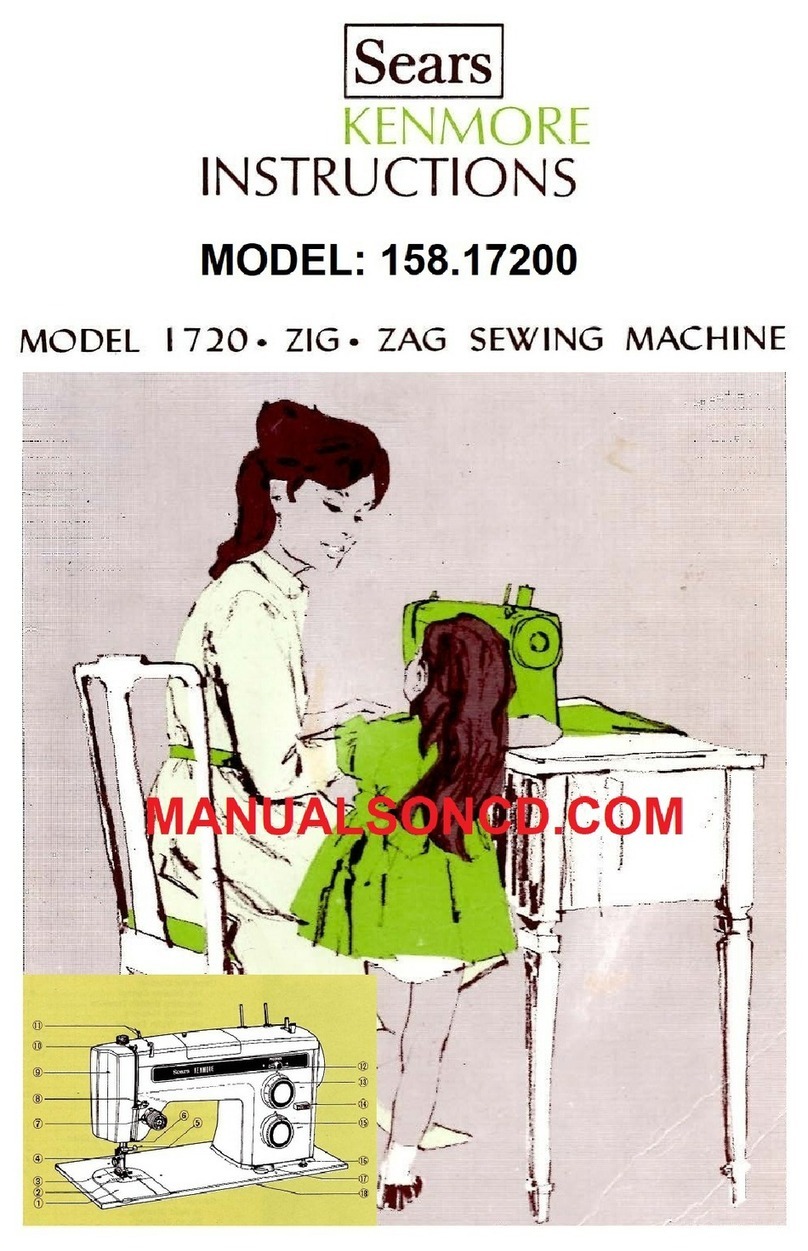Sears KENMORE 1720 instructions