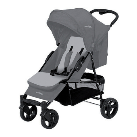 asalvo baby STROLLER MIT instruction manual