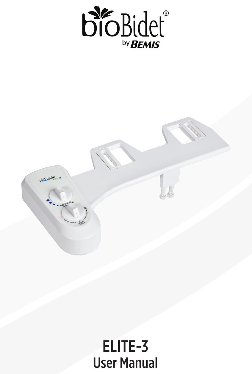 BEMIS bioBidet ELITE-3 user manual BEMIS bioBidet ELITE-3 user manual