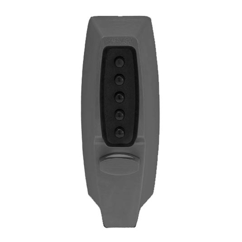Kaba SIMPLEX 7102 Series installation instructions