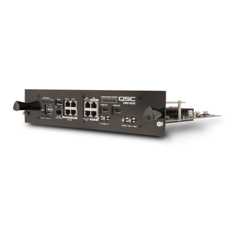 QSC CMS-5000 User manual