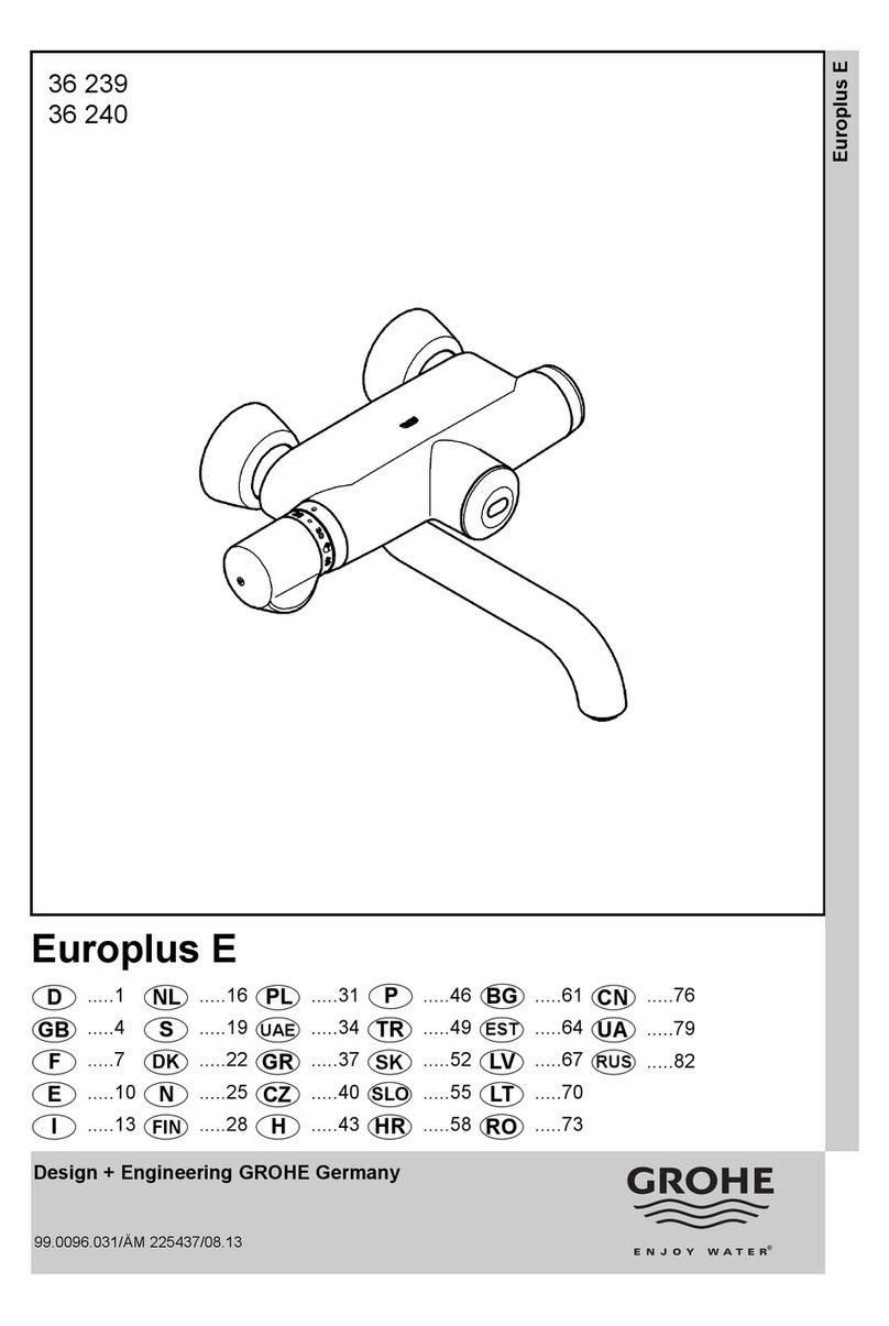 Grohe EUROPLUS E 36 239 User manual Grohe EUROPLUS E 36 239 User manual