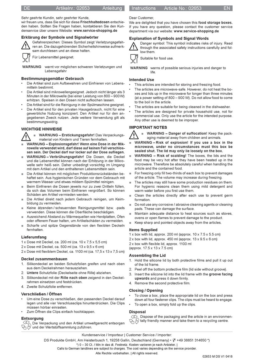 DS Produkte 02653 User manual