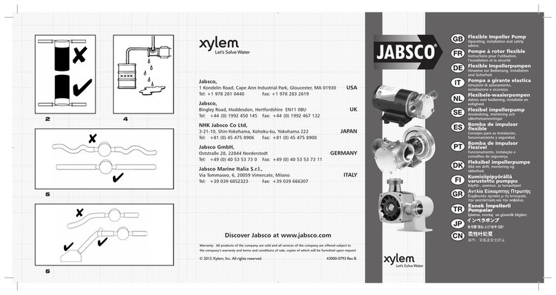 JABSCO xylem User manual