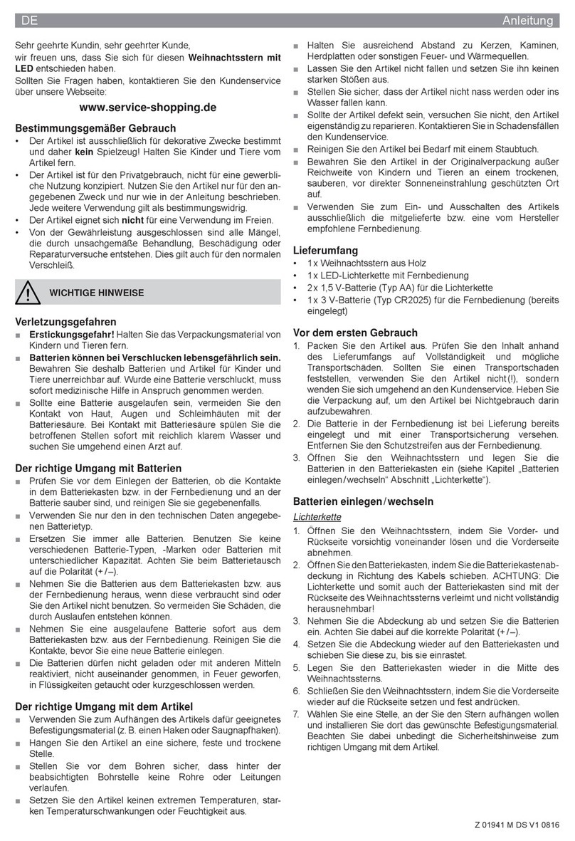 DS Produkte FS014 User manual