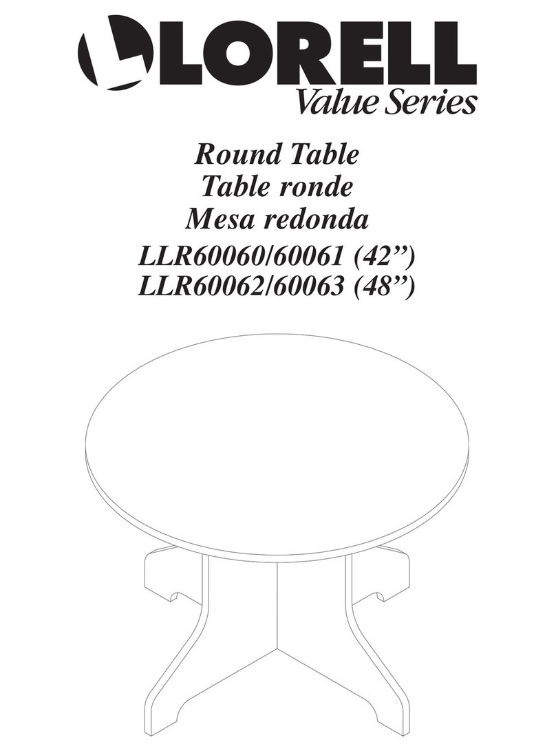 Lorell Value LLR60060 instructions Lorell Value LLR60060 instructions