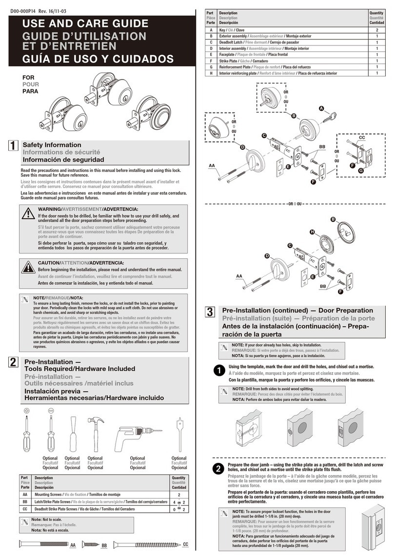 Taymor 36-D104SC User manual