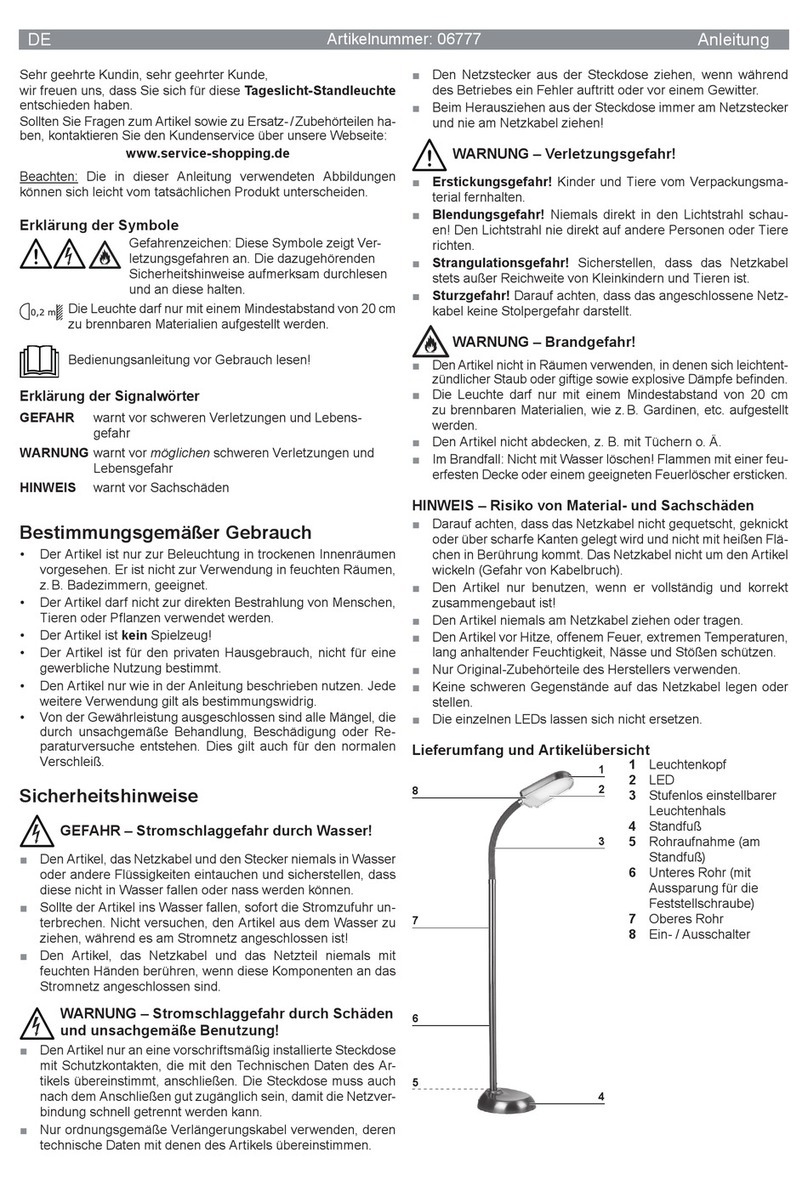 DS Produkte CF-001M/LED User manual