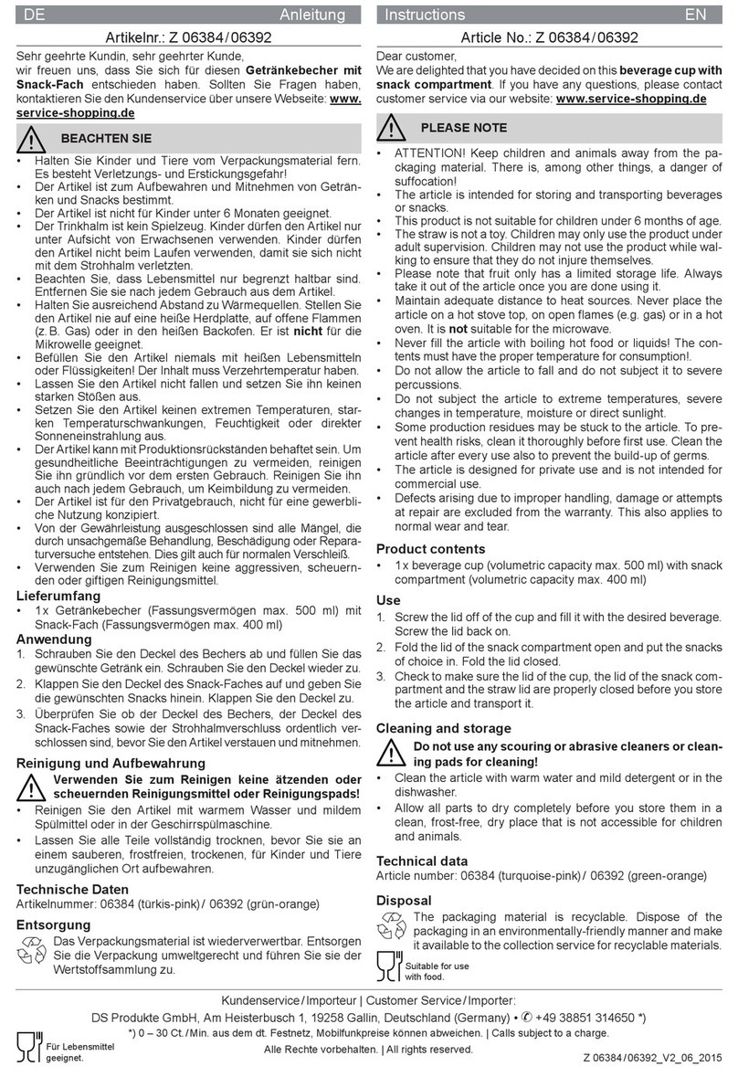 DS Produkte Z 06384 instructions