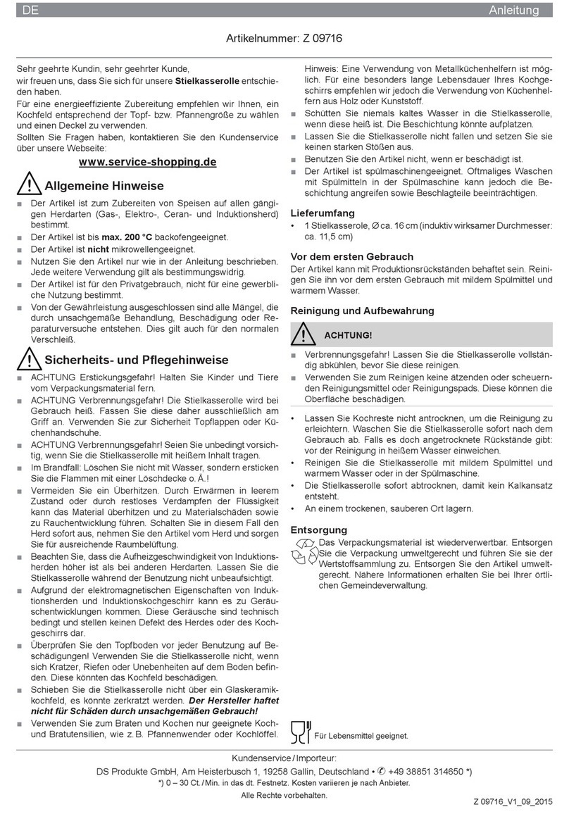DS Produkte Z 09716 instructions