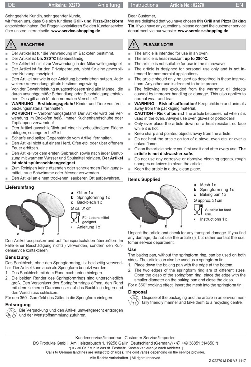DS Produkte 02270 instructions