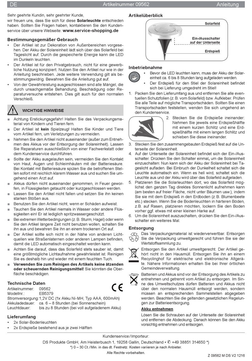 DS Produkte EB5379 instructions
