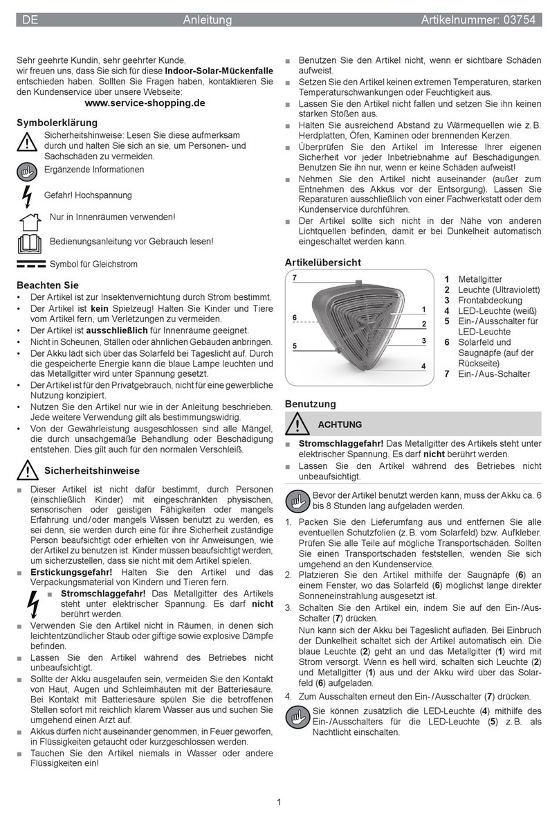 DS Produkte 16144 User manual DS Produkte 16144 User manual