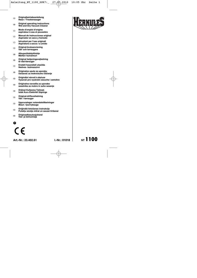 HERKULES NT 1100 User manual