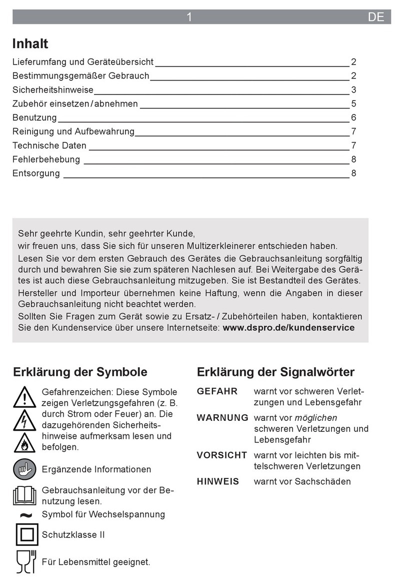 DS Produkte MC4419A operating instructions