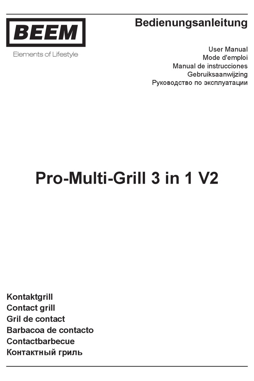 Beem Pro-Multi-Grill 3 in 1 V2 user manual Beem Pro-Multi-Grill 3 in 1 V2 user manual