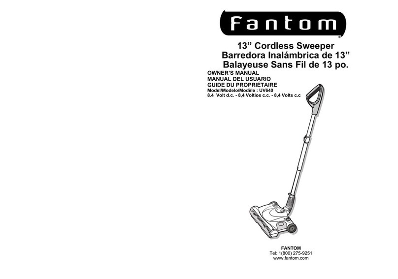 Fantom UV640 owner's manual