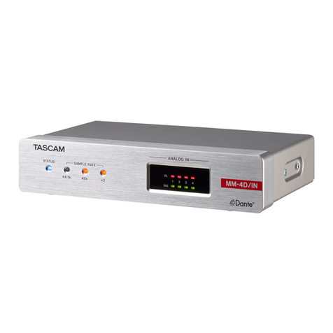 Tascam MM-4D/IN-E owner's manual