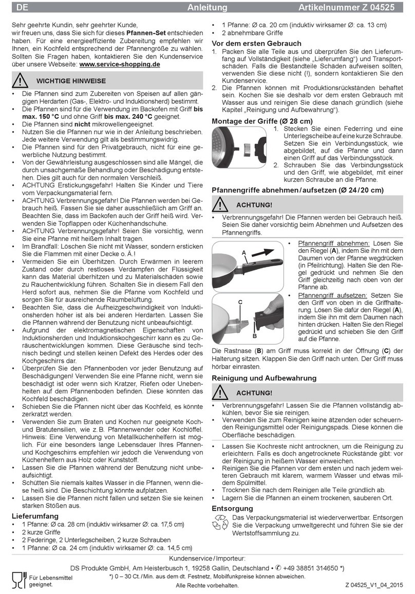 DS Produkte Z 04525 instructions