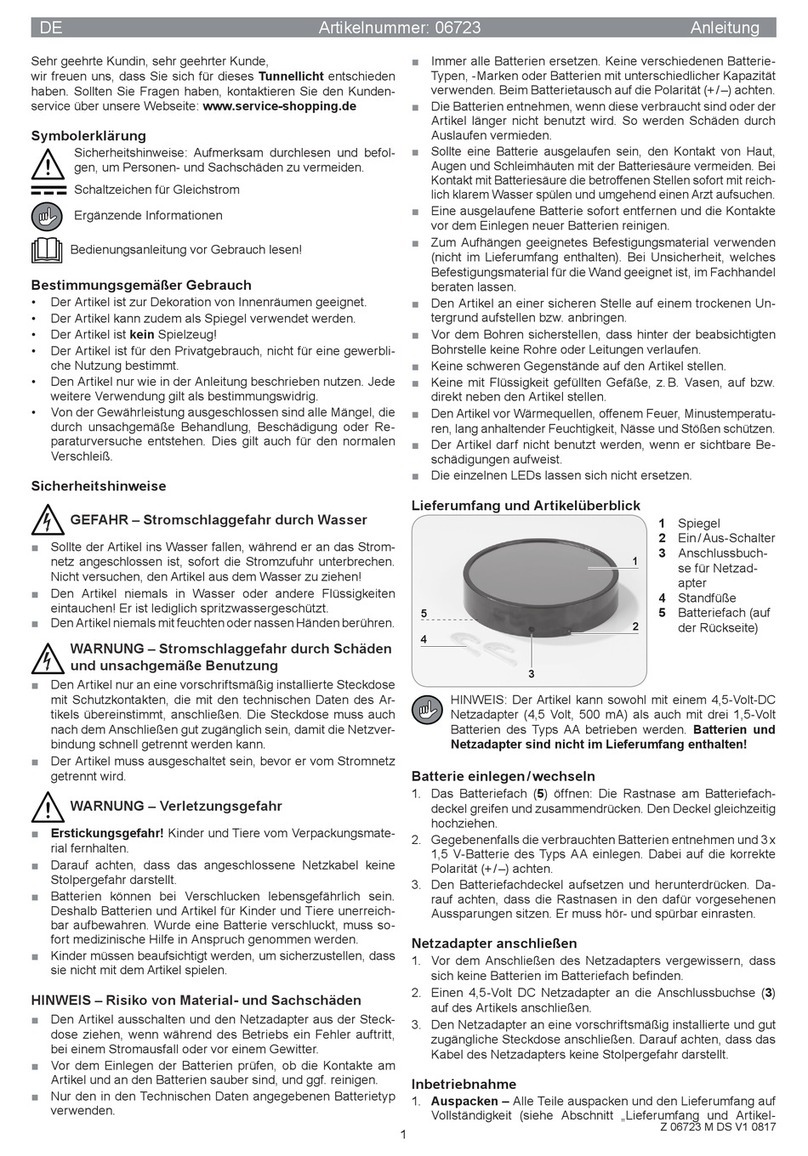 DS Produkte I2187 instructions