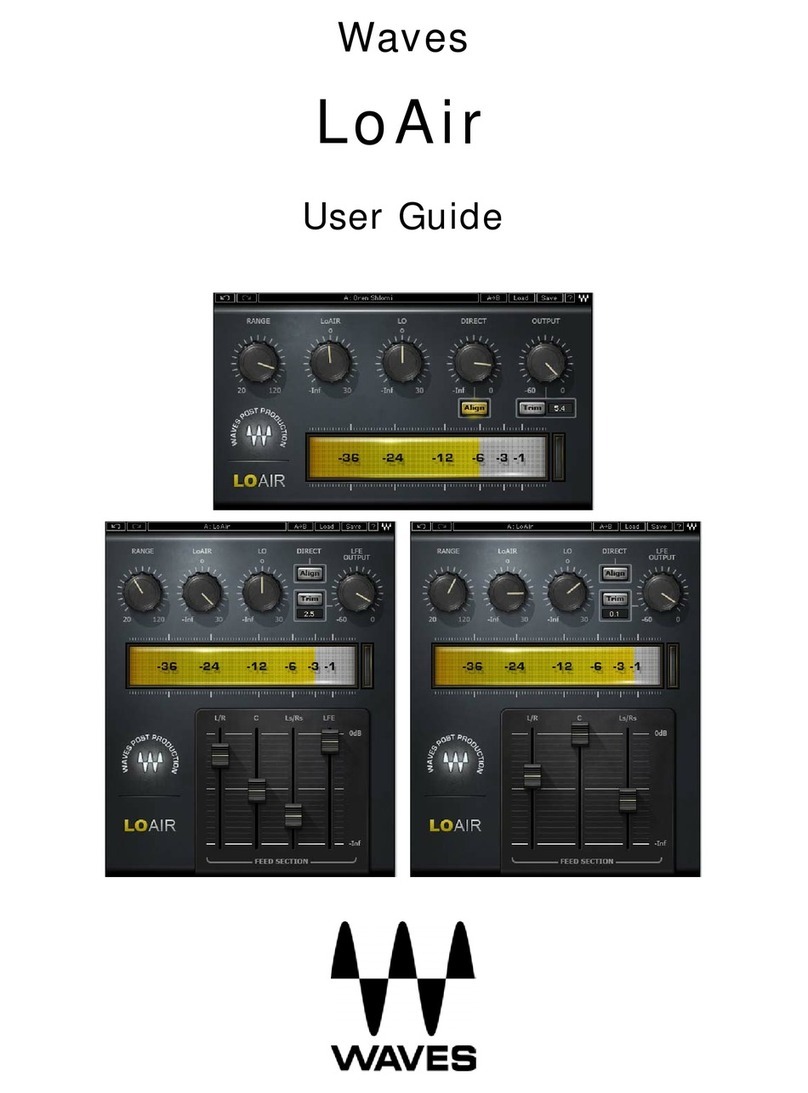 Waves LoAir User manual