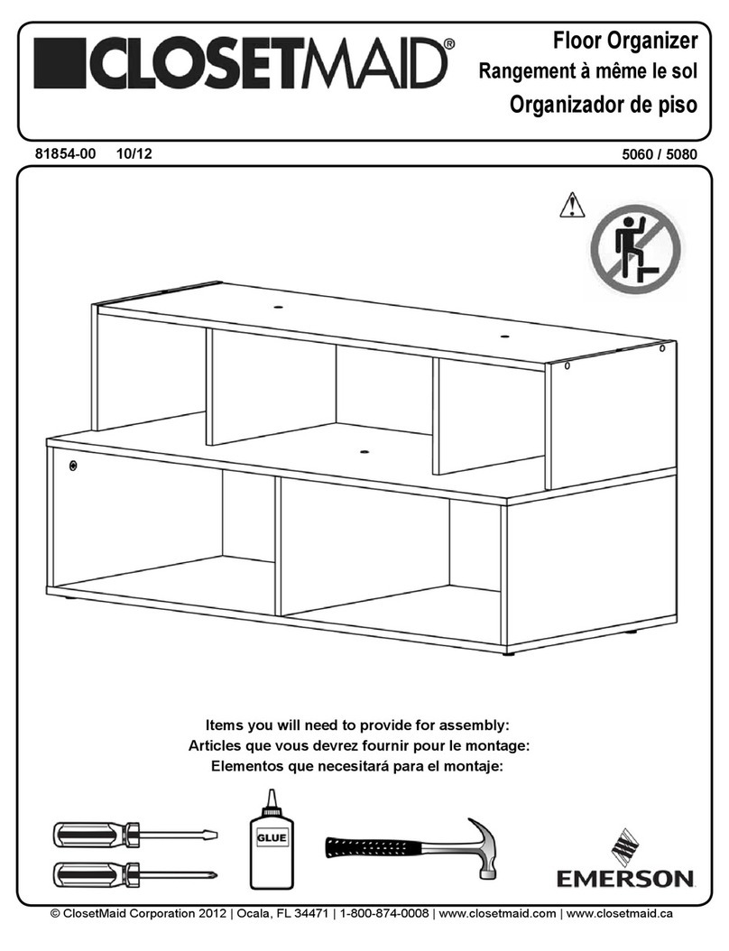 Closet Maid 5060 User manual Closet Maid 5060 User manual
