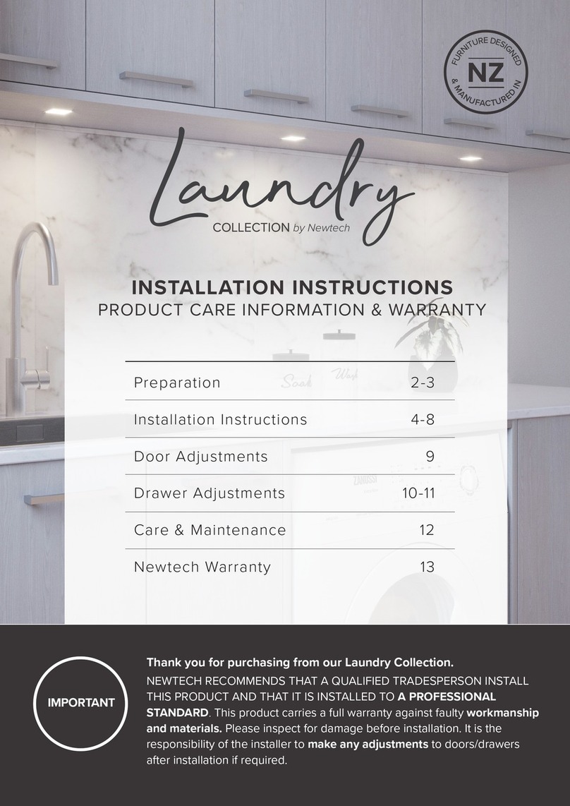 Newtech Laundry User manual